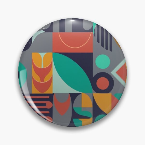 Item preview, Symmetrical and abstract geometric pattern with clean lines designed and sold by SeamlessBlend.