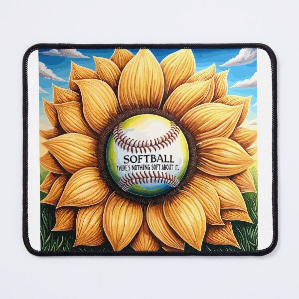 Item preview, Softball:There's Nothing Soft About It - Novelty Softball designed and sold by TeesYouWant.