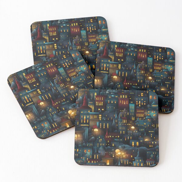 Item preview, City In The Night designed and sold by Mindterest.