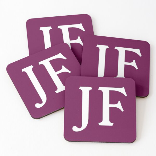 Item preview, JF Initials Monogram designed and sold by Jeallan Designs.