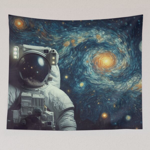 Item preview, Astronaut in the Starry Sky designed and sold by CharliBluu.