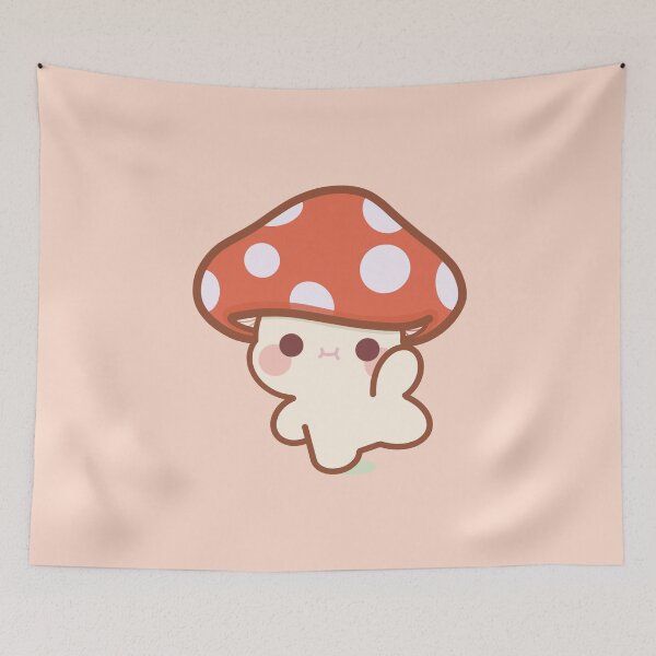 Item preview, Cartoon Mushroom Chibi designed and sold by cutecozynook.