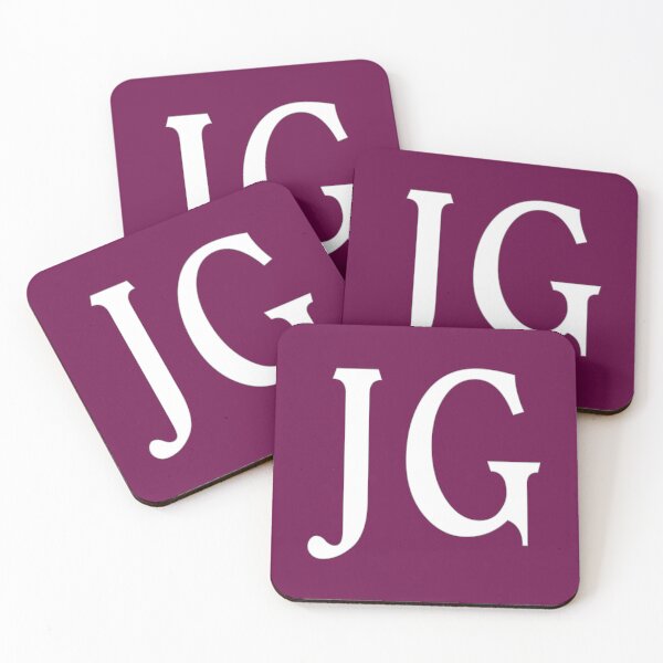 Item preview, JG Initials Monogram designed and sold by Jeallan Designs.