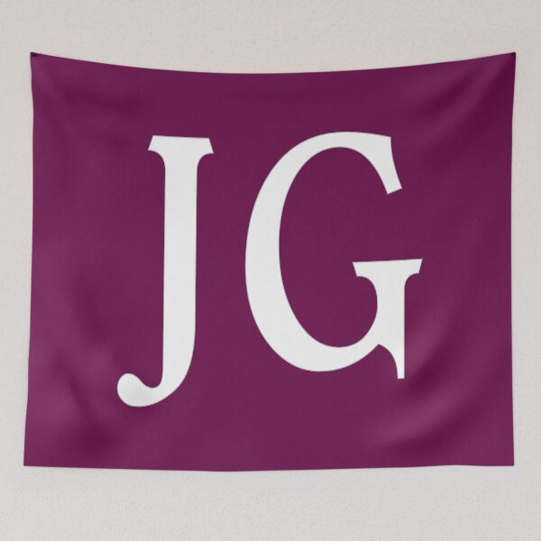 Item preview, JG Initials Monogram designed and sold by Jeallan Designs.