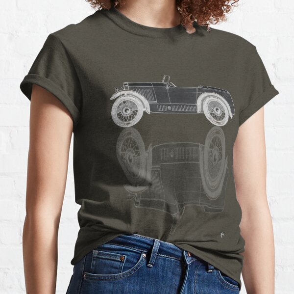 Geo3Doodles miJ Negative Reflect Doodle Classic T-Shirt
