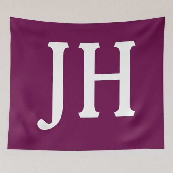 Item preview, JH Initials Monogram designed and sold by Jeallan Designs.