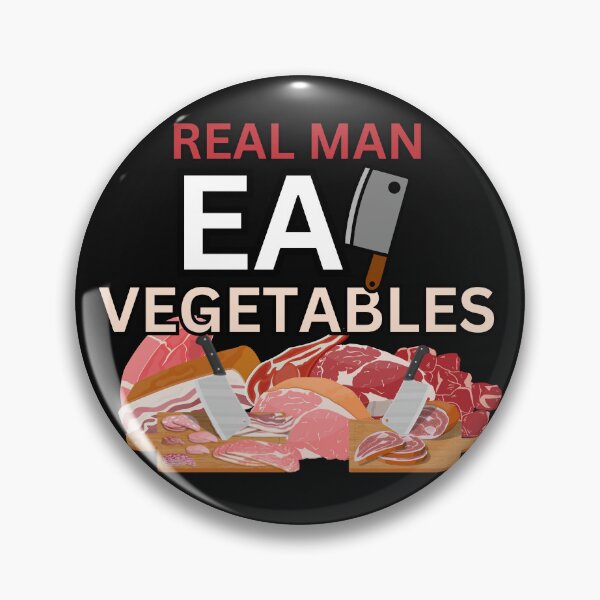 Item preview, Real Man Eat Vegetable designed and sold by AAcrew.