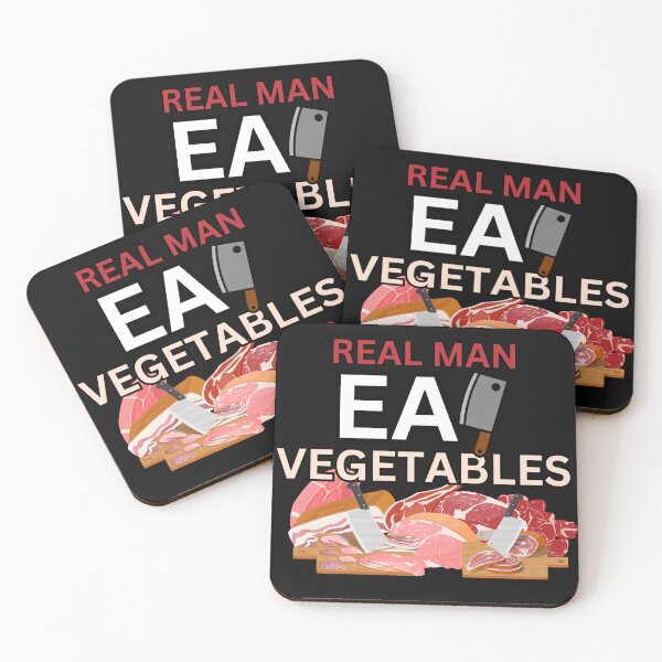 Item preview, Real Man Eat Vegetable designed and sold by AAcrew.