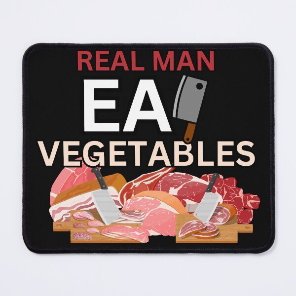 Item preview, Real Man Eat Vegetable designed and sold by AAcrew.