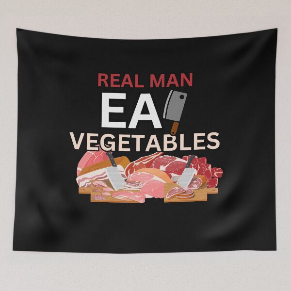 Item preview, Real Man Eat Vegetable designed and sold by AAcrew.