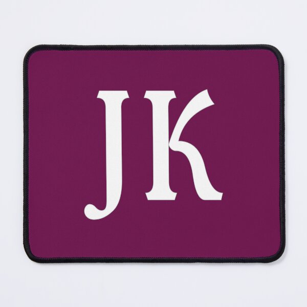 Item preview, JK Initials Monogram designed and sold by Jeallan Designs.