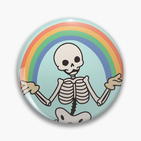 Item preview, Elliot The Skeleton (Rainbow) designed and sold by PaintedMeat.