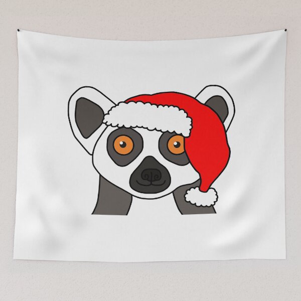 Item preview, Christmas Cartoon Lemur designed and sold by Scat the cat.