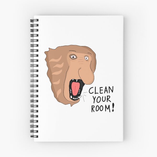 Item preview, Clean Your Room Funny Proboscis Monkey Cartoon Illustration designed and sold by Cool Stuff Galore.