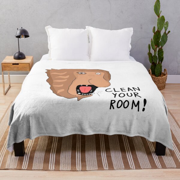Item preview, Clean Your Room Funny Proboscis Monkey Cartoon Illustration designed and sold by Cool Stuff Galore.