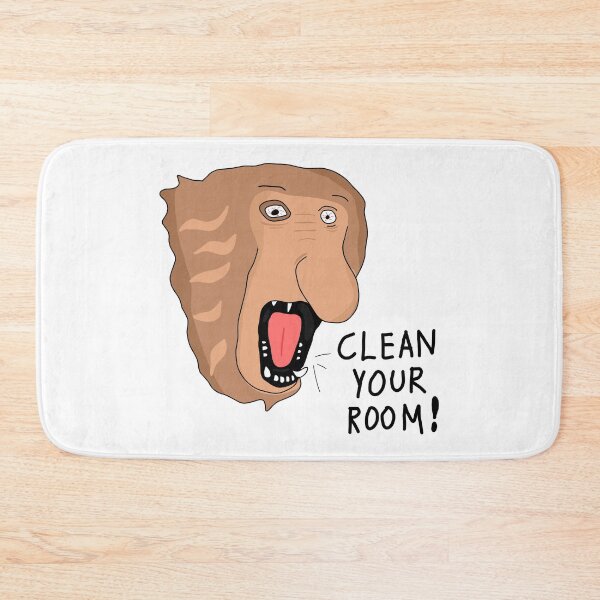 Item preview, Clean Your Room Funny Proboscis Monkey Cartoon Illustration designed and sold by Cool Stuff Galore.