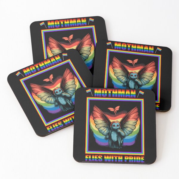 Item preview, Mothman flies with pride  designed and sold by SidTastic .