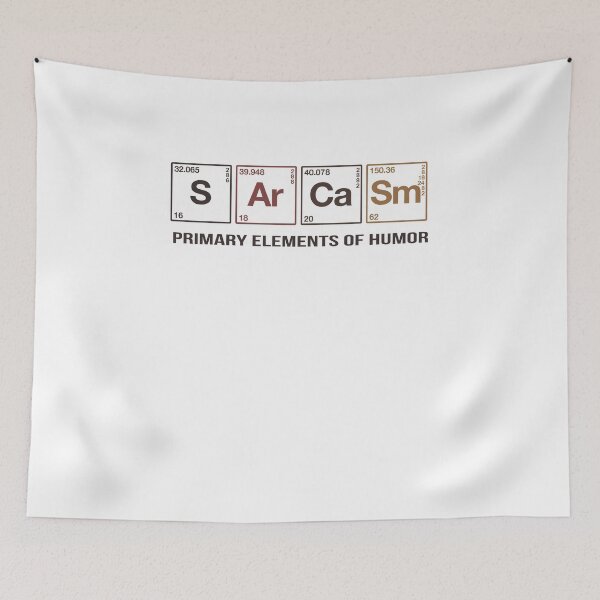 Item preview, Sarcasm Primary Element of Humor  V3 designed and sold by TeeTimeGuys.