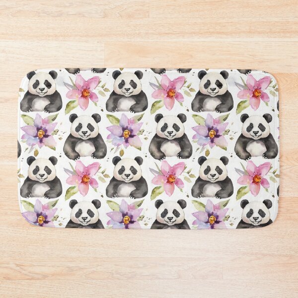 Item preview, Panda and flowers designed and sold by Teeranon Daengsopa.