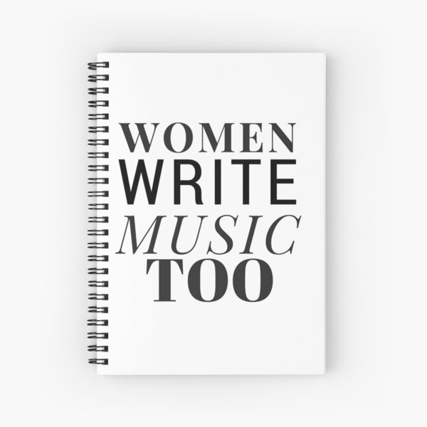 Las mujeres también escriben música Cuaderno de espiral