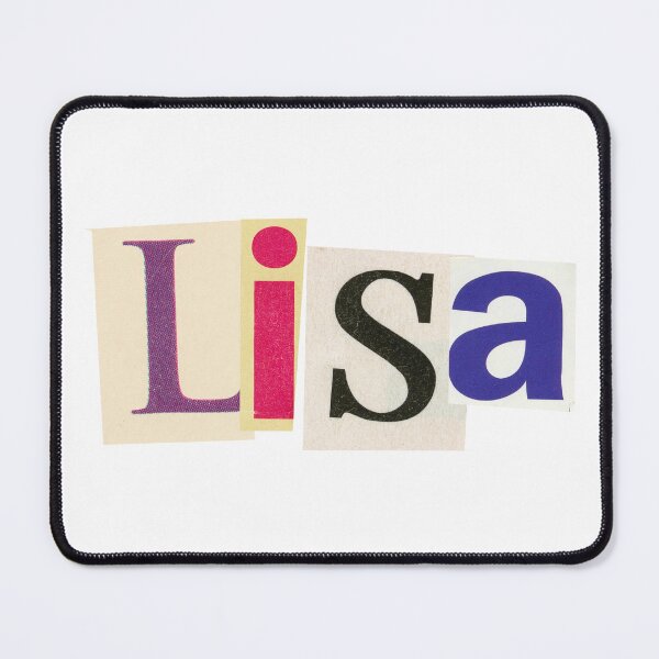 Item preview, Lisa logo goods designed and sold by KPOP-4-U.