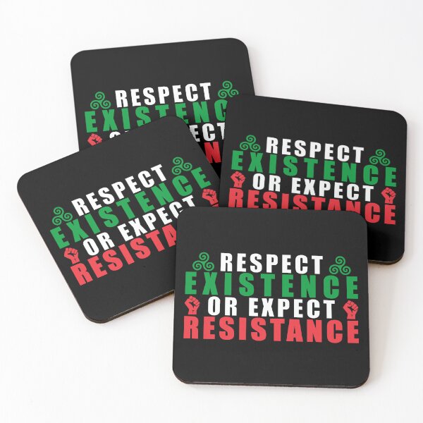 Item preview, Free Palestine Respect Existence or expect resistance designed and sold by SideSignal.