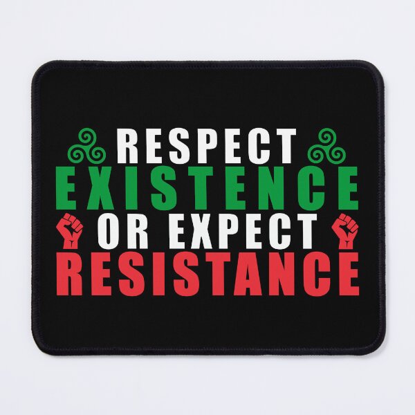 Item preview, Free Palestine Respect Existence or expect resistance designed and sold by SideSignal.