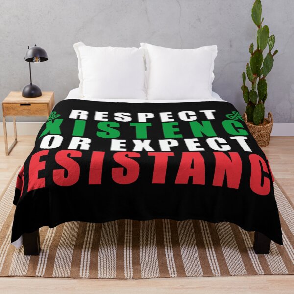 Item preview, Free Palestine Respect Existence or expect resistance designed and sold by SideSignal.