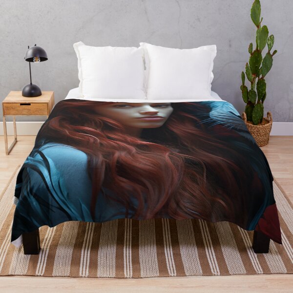 Item preview, Enigma of the Crimson Maiden and Azure Panther designed and sold by oanaunciuleanu.