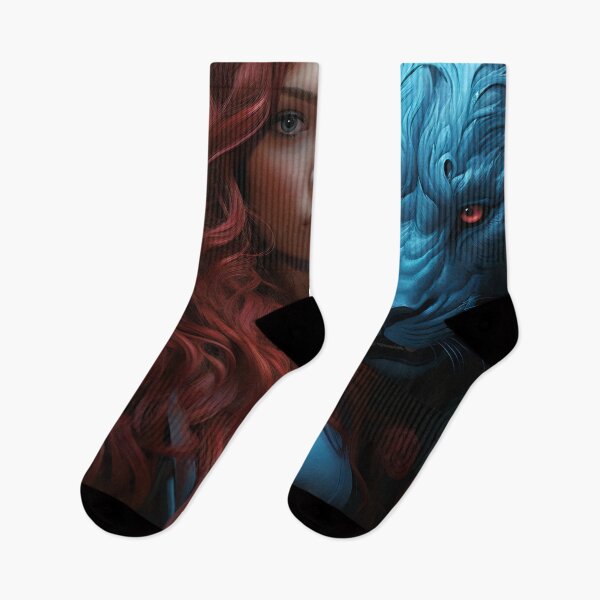Item preview, Enigma of the Crimson Maiden and Azure Panther designed and sold by oanaunciuleanu.