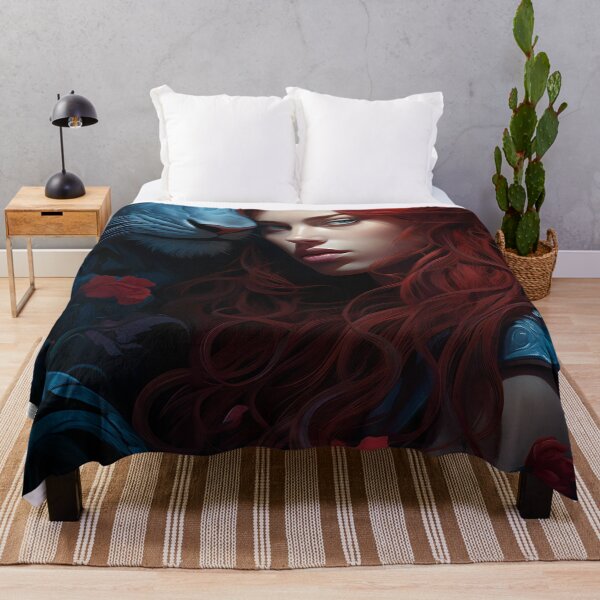 Item preview, Enigma of the Crimson Maiden and Azure Panther designed and sold by oanaunciuleanu.