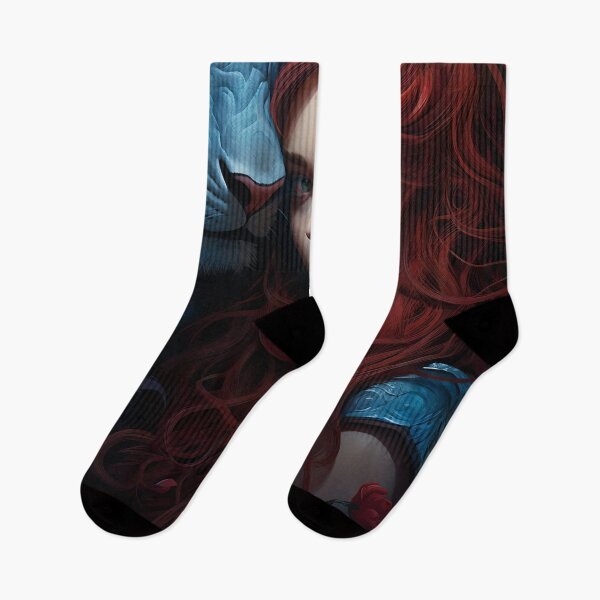Item preview, Enigma of the Crimson Maiden and Azure Panther designed and sold by oanaunciuleanu.
