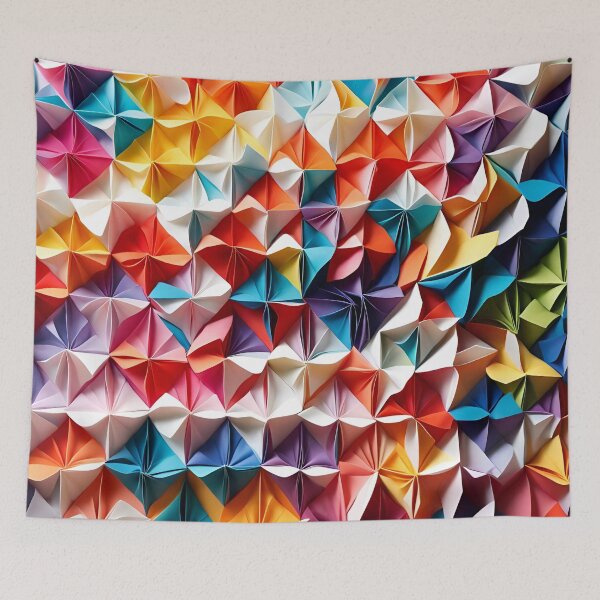Item preview, Origami Colorful Abstract Pattern. designed and sold by ARichArts.