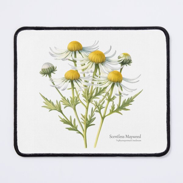 Item preview, Scentless Mayweed Botanical Style Print  designed and sold by PixelFixArt.