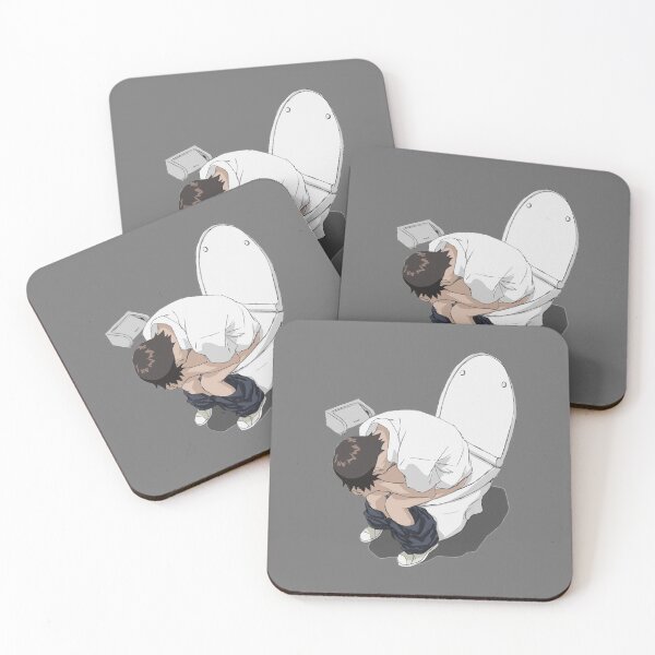 Item preview, Shinji In Toilet designed and sold by TVK3Z0.