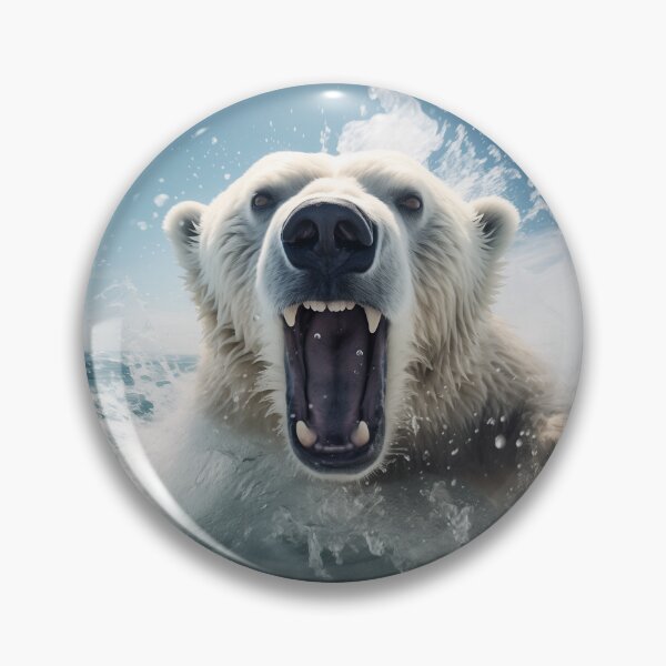 Item preview, Aggressive polar bear  designed and sold by sexypinupart.