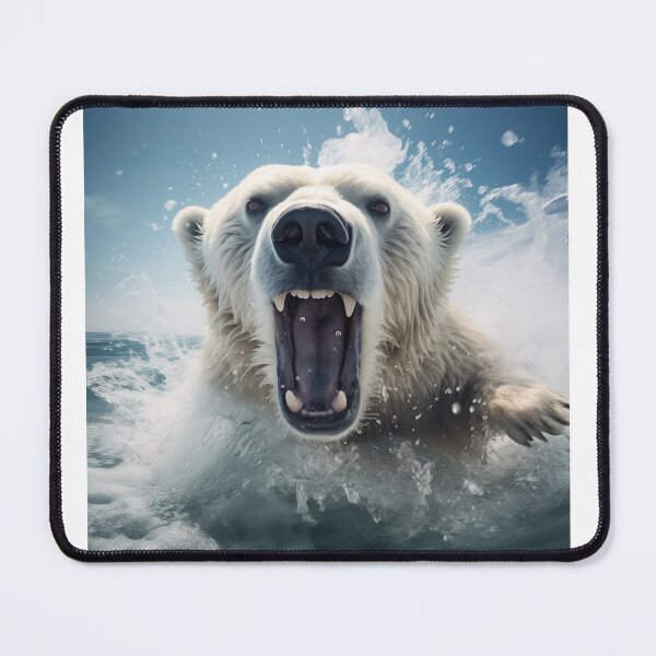 Item preview, Aggressive polar bear designed and sold by sexypinupart.