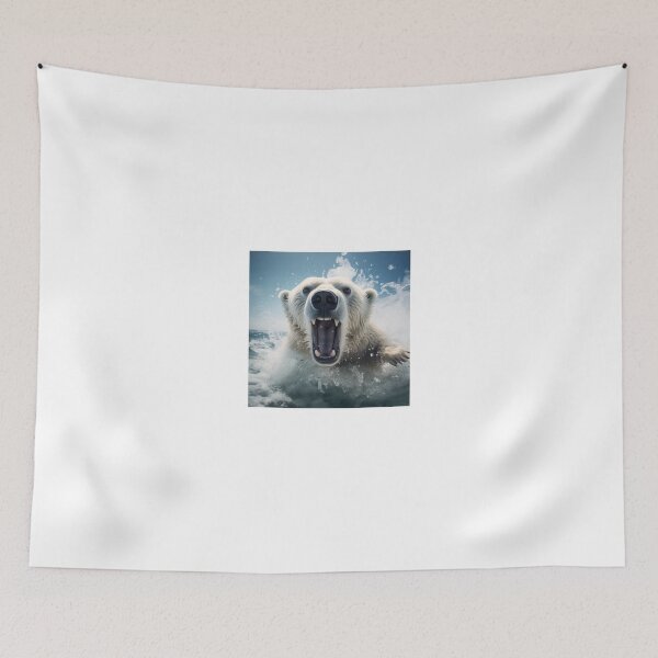 Item preview, Aggressive polar bear  designed and sold by sexypinupart.