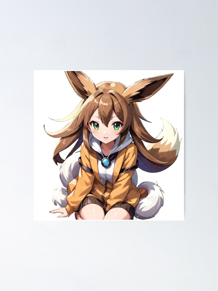 Pokemon Eevee Anime Girl Poster for Sale by HQualityClothes