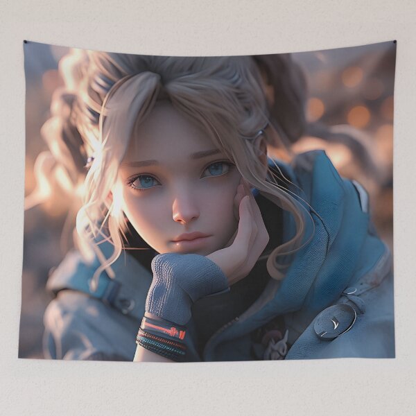 Item preview, 3D girl angelic face  designed and sold by Fairytale-11.