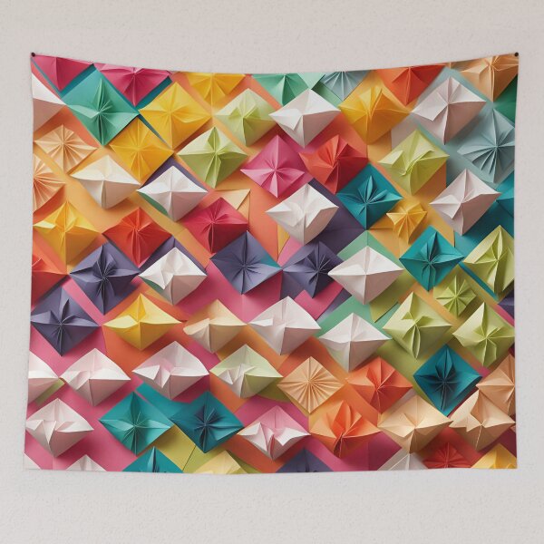 Item preview, Origami Colorful Abstract Pattern. designed and sold by ARichArts.