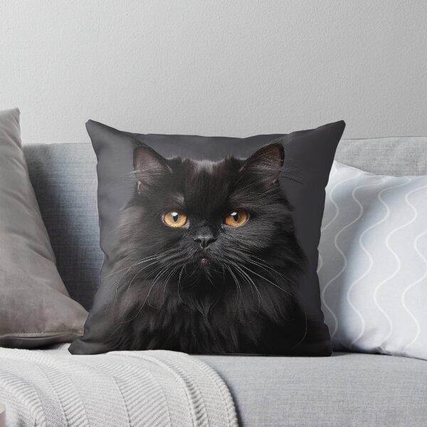 Item preview, Black Persian Cat designed and sold by Elisabeth Lucas.