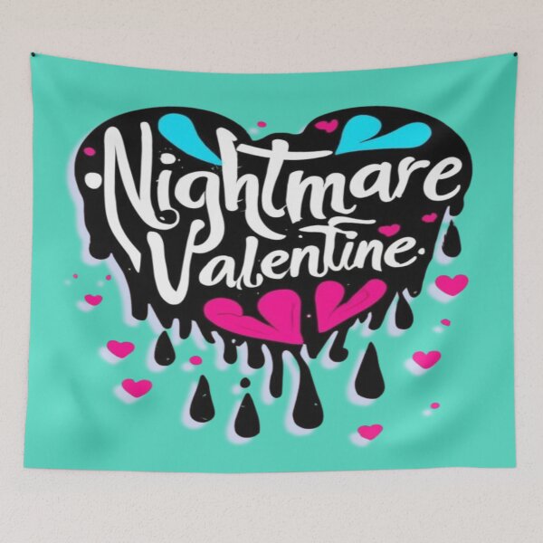 Item preview, Nightmare Valentine No. 4 - Scary Love - Romantic Evil designed and sold by AbstraktTheArt.