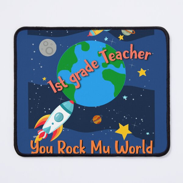 Item preview, You Rock My World 1st Grade Teacher, 1st Grade Teacher gift, Appreciation Gift, Thank you gift designed and sold by MAKEtoFIT.
