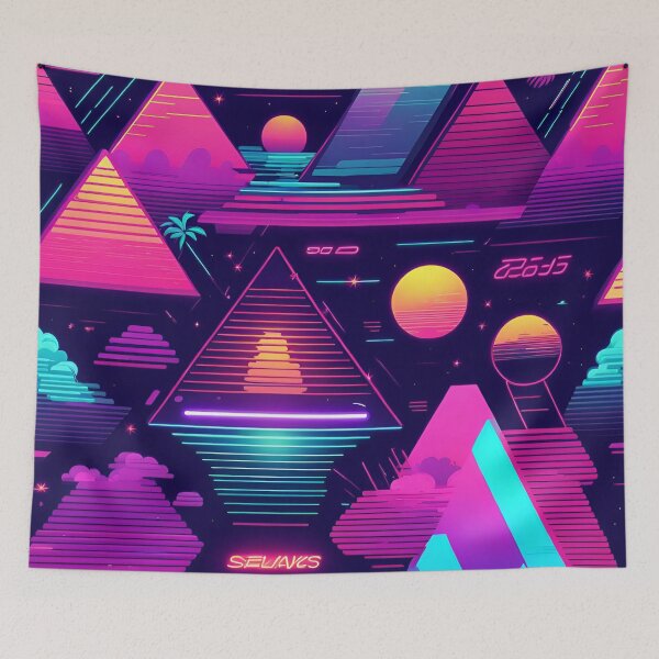 Item preview, Neon Desert Pattern. designed and sold by ARichArts.