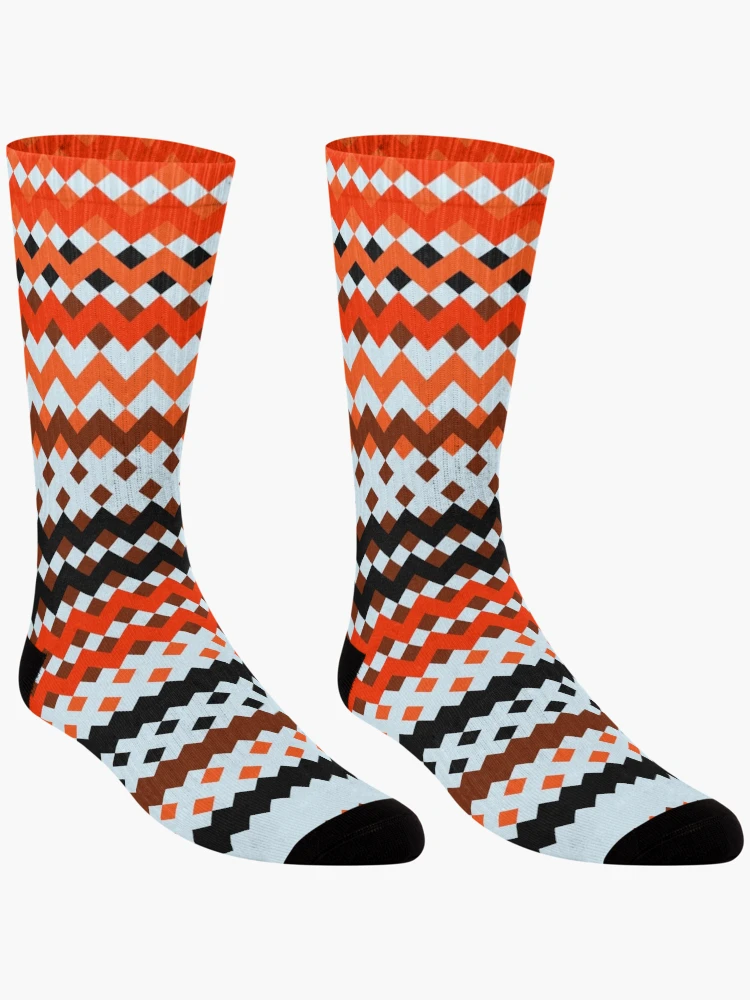 Thumbnail 3 of 5, Socks, Sawtooth 25 designed and sold by genpythonart.