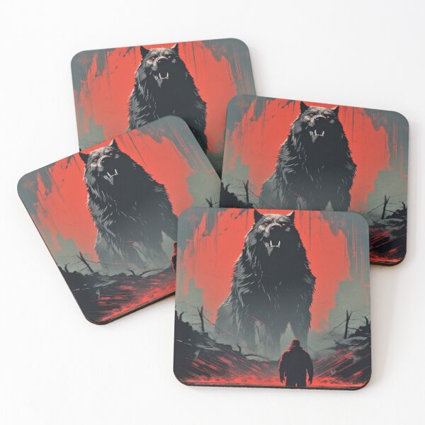 Item preview, The Wolf Moon - Fantasy Art - Grunge designed and sold by JaimeLikes.