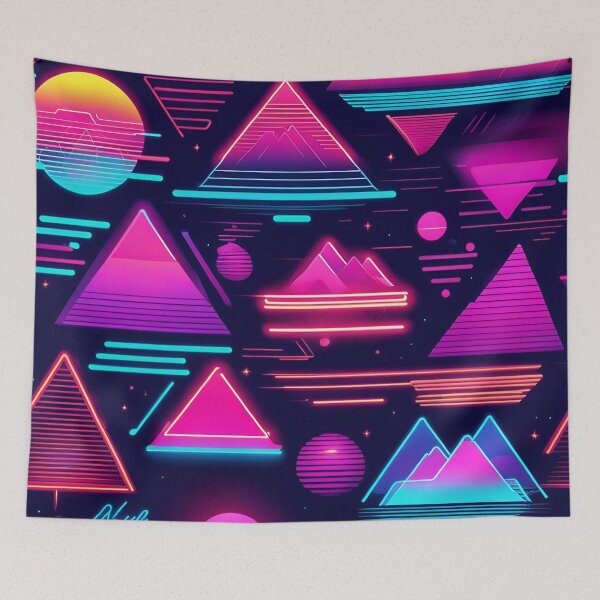 Item preview, Neon Desert Pattern. designed and sold by ARichArts.