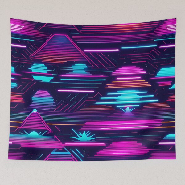 Item preview, Neon Desert Pattern. designed and sold by ARichArts.