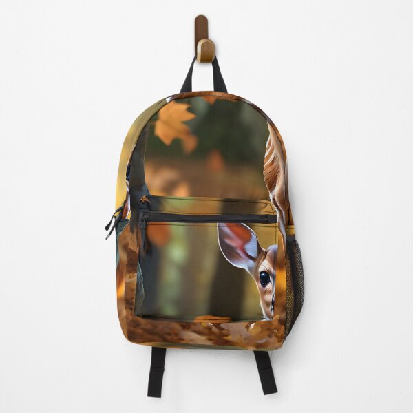 Item preview, "An Exquisite Realistic Artwork: A Young Fawn Serenely Nestled Among Fallen Leaves." designed and sold by Best-Art-32.